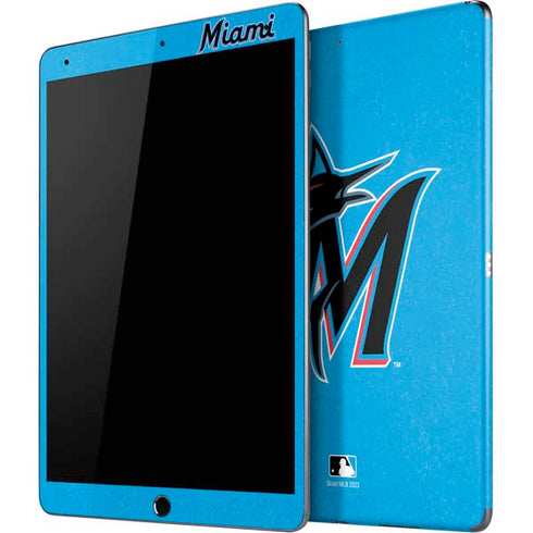 MLB Miami Marlins Solid Distressed iPad Skins