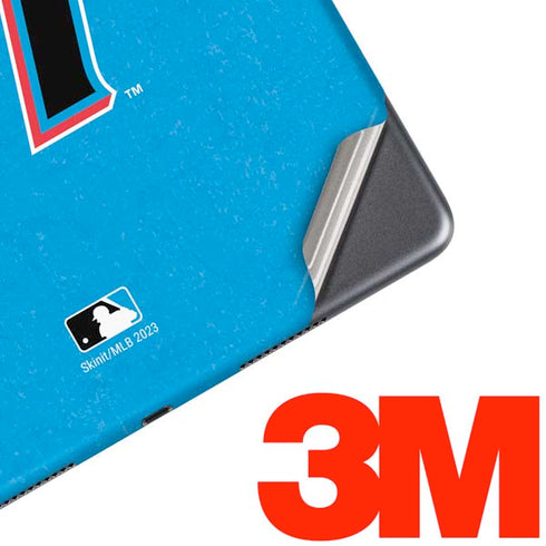 MLB Miami Marlins Solid Distressed iPad Skins