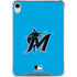 MLB Miami Marlins Solid Distressed iPad 11th Gen (2025) Clear Case