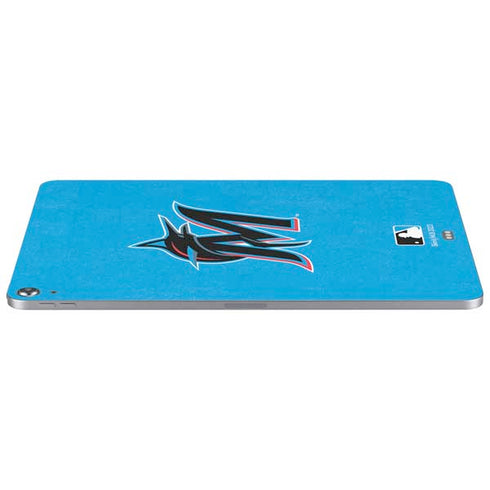 MLB Miami Marlins Solid Distressed Apple iPad Air Skin