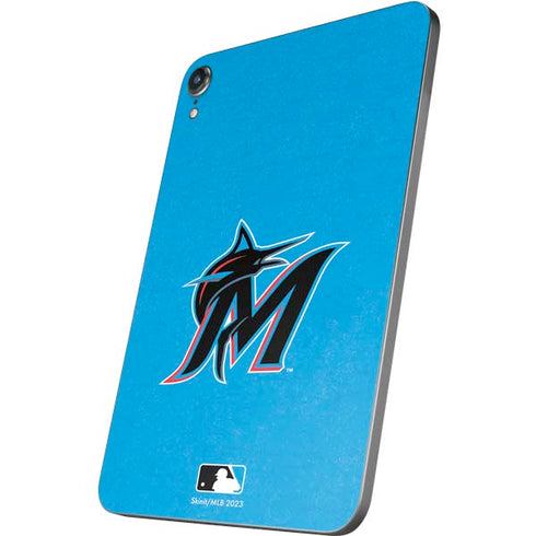 MLB Miami Marlins Solid Distressed Apple iPad Mini Skin