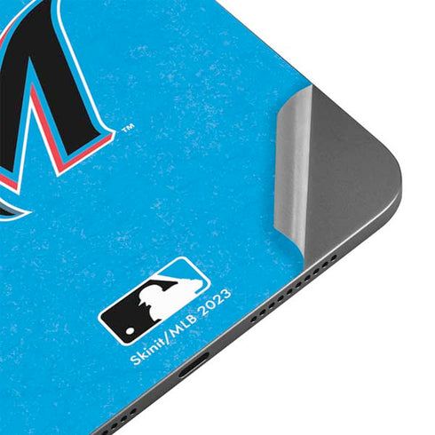MLB Miami Marlins Solid Distressed Apple iPad Mini Skin