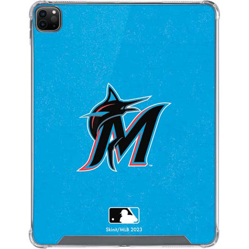MLB Miami Marlins Solid Distressed iPad Cases