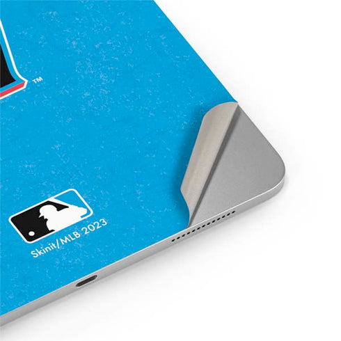 MLB Miami Marlins Solid Distressed iPad Pro 13in M4 (2024) Skin