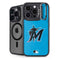 MLB Miami Marlins Solid Distressed iPhone 13 Pro Kickstand Case