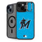 MLB Miami Marlins Solid Distressed iPhone 14 Kickstand Case