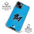 MLB Miami Marlins Solid Distressed iPhone 15 Clear Case