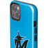 MLB Miami Marlins Solid Distressed iPhone 15 Impact Case