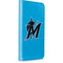 MLB Miami Marlins Solid Distressed iPhone 15 Plus Folio Case