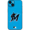 MLB Miami Marlins Solid Distressed iPhone 15 Skin