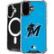 MLB Miami Marlins Solid Distressed iPhone 16 MagSafe Case