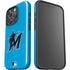 MLB Miami Marlins Solid Distressed iPhone 16 Pro Impact Case