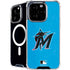 MLB Miami Marlins Solid Distressed iPhone 16 Pro Max MagSafe Case