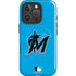 MLB Miami Marlins Solid Distressed iPhone 16 Pro Max Magsafe Impact Case