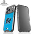 MLB Miami Marlins Solid Distressed iPhone 18 Pro Clear Case