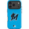 MLB Miami Marlins Solid Distressed iPhone 18 Pro Impact Case