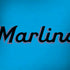 MLB Miami Marlins Solid Distressed Dell Latitude Skin