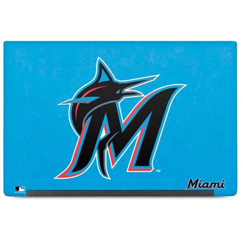 MLB Miami Marlins Solid Distressed Dell Latitude Skin