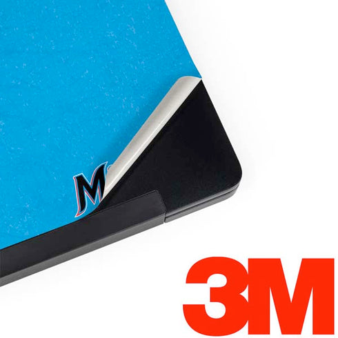 MLB Miami Marlins Solid Distressed Dell Latitude Skin