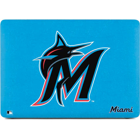 MLB Miami Marlins Solid Distressed Apple MacBook Air Skin
