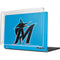 MLB Miami Marlins Solid Distressed MacBook Pro 14in (2021-24) Case plus Skin