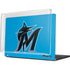 MLB Miami Marlins Solid Distressed MacBook Pro 14in (2021-24) Case plus Skin