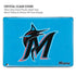 MLB Miami Marlins Solid Distressed MacBook Pro 14in (2021-24) Case plus Skin