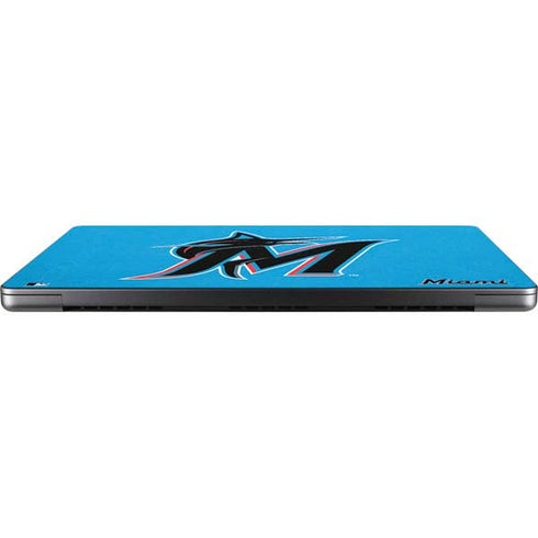 MLB Miami Marlins Solid Distressed Apple MacBook Pro 14-inch Skin