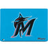 MLB Miami Marlins Solid Distressed MacBook Skins