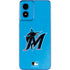 MLB Miami Marlins Solid Distressed Moto G Play 4G (2024) Skin