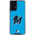MLB Miami Marlins Solid Distressed Moto G Power 5G (2024) Clear Case