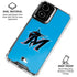 MLB Miami Marlins Solid Distressed Moto G Power 5G (2024) Clear Case