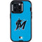 MLB Miami Marlins Solid Distressed Otterbox Defender iPhone Skin