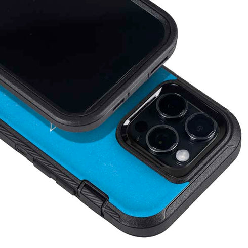 MLB Miami Marlins Solid Distressed Otterbox Defender iPhone Skin