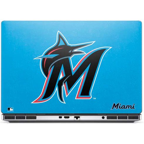 MLB Miami Marlins Solid Distressed Dell Precision Skin