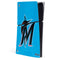 MLB Miami Marlins Solid Distressed PS5 Slim Digital Edition Console Skin