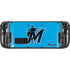 MLB Miami Marlins Solid Distressed Steam Deck Handheld Gaming Computer OLED Skin