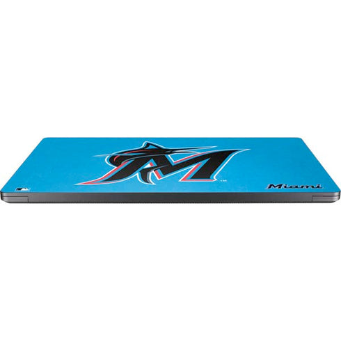 MLB Miami Marlins Solid Distressed Surface Laptop 7 15in Skin