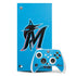 MLB Miami Marlins Solid Distressed Xbox Series X Skins
