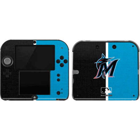 MLB Miami Marlins Split Nintendo Skins
