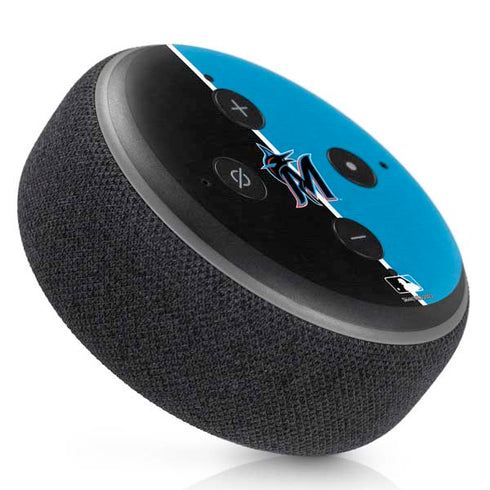 MLB Miami Marlins Split Amazon Echo Dot Skin