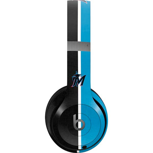 MLB Miami Marlins Split Beats Solo 4 Wireless Headphones Skin