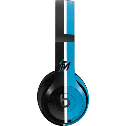 MLB Miami Marlins Split Beats Studio Pro Wireless Headphones Skin