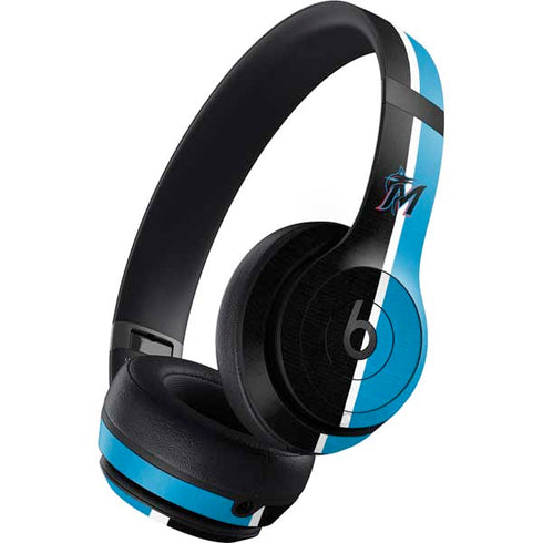 MLB Miami Marlins Split Beats Studio Pro Wireless Headphones Skin