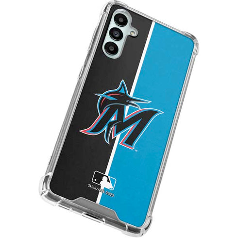 MLB Miami Marlins Split Gabb Phone 4 Clear Case