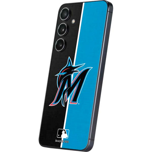 MLB Miami Marlins Split Galaxy A16 5G Skin