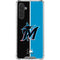 MLB Miami Marlins Split Galaxy A17 Clear Case