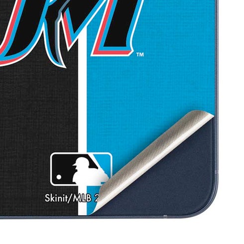 MLB Miami Marlins Split Galaxy A35 5G Skin