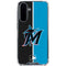 MLB Miami Marlins Split Galaxy A36 5G Clear Case