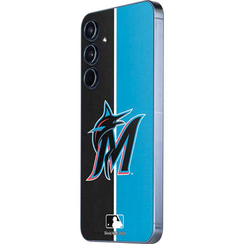 MLB Miami Marlins Split Galaxy A36 5G Skin
